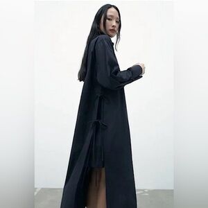 VOLUMINOUS POPLIN DRESS from Zara. Size M with tags. Never worn